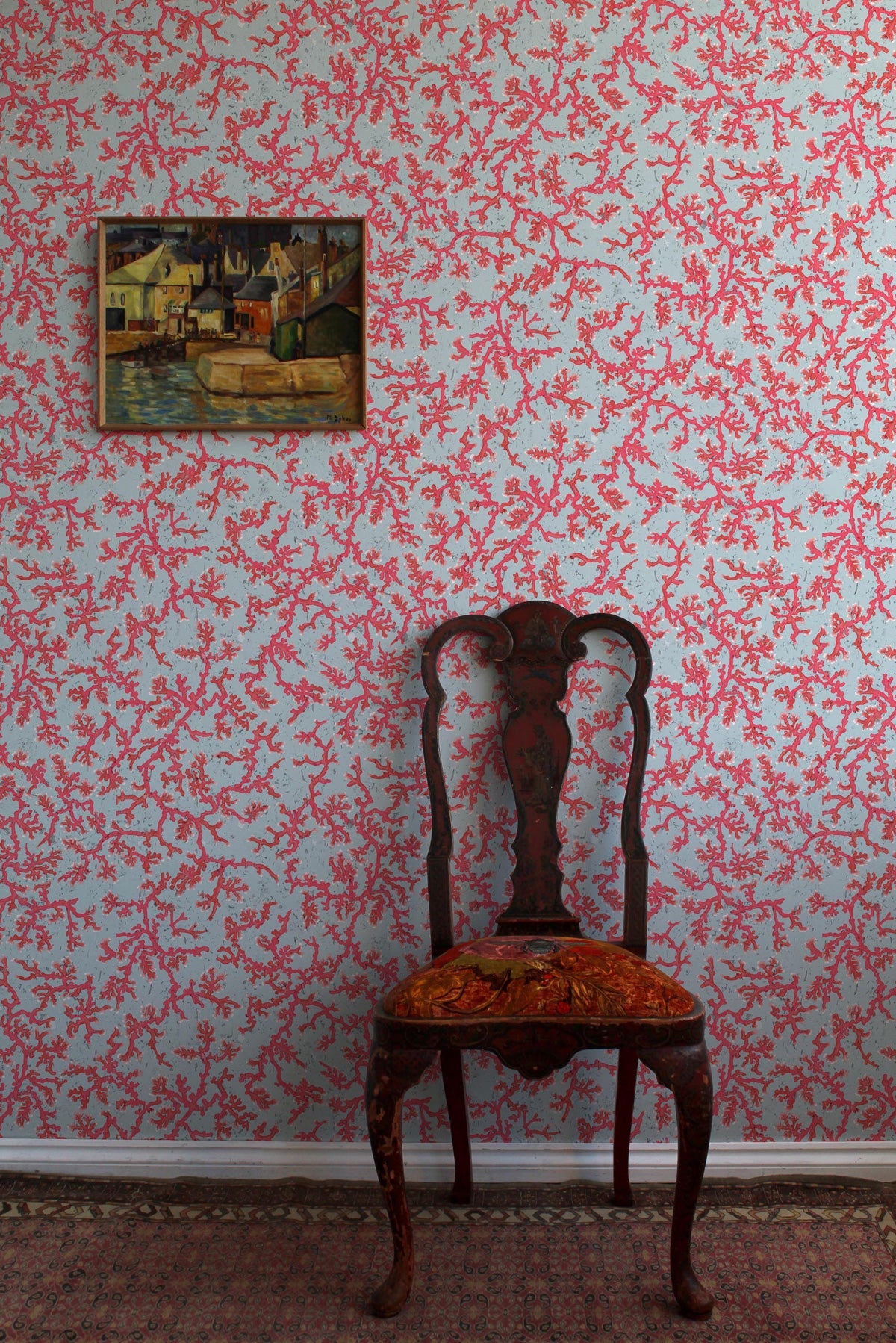 coral cork wallpaper by timorous beasties on adorn.house