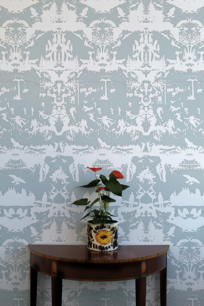 alpine toile wallpaper by timorous beasties on adorn.house