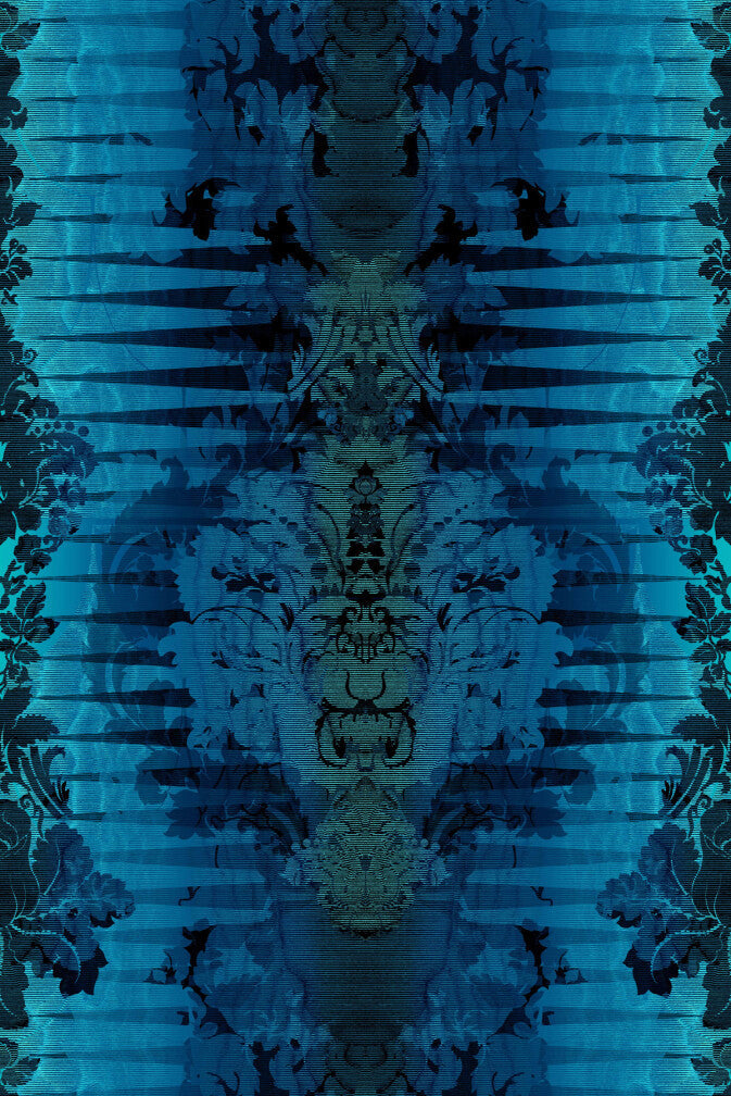 moire damask foil wallpaper by timorous beasties on adorn.house