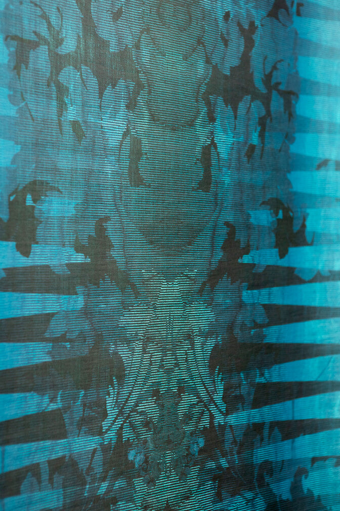 moire damask foil wallpaper by timorous beasties on adorn.house