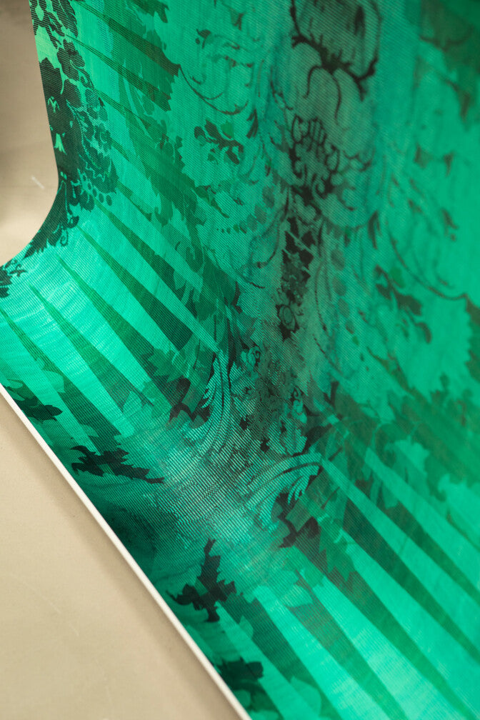 moire damask foil wallpaper by timorous beasties on adorn.house