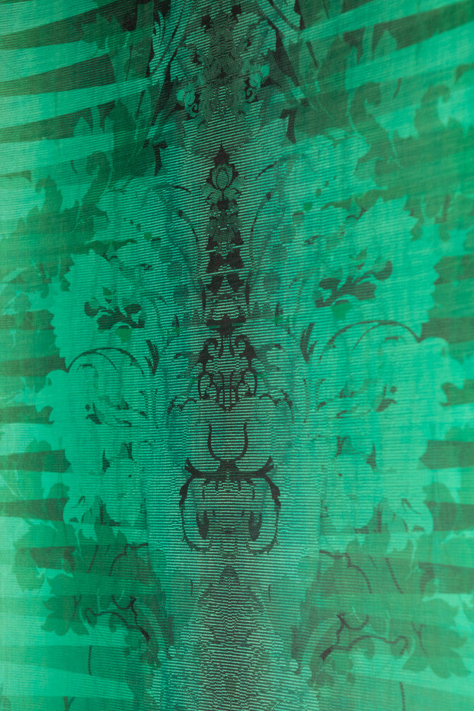 moire damask foil wallpaper by timorous beasties on adorn.house