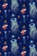 jellyfish foil wallpaper by timorous beasties on adorn.house