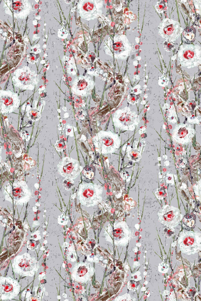 sakura cork wallpaper by timorous beasties on adorn.house
