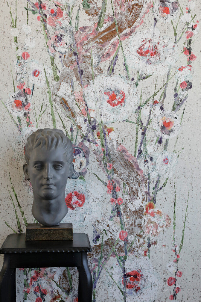 sakura cork wallpaper by timorous beasties on adorn.house