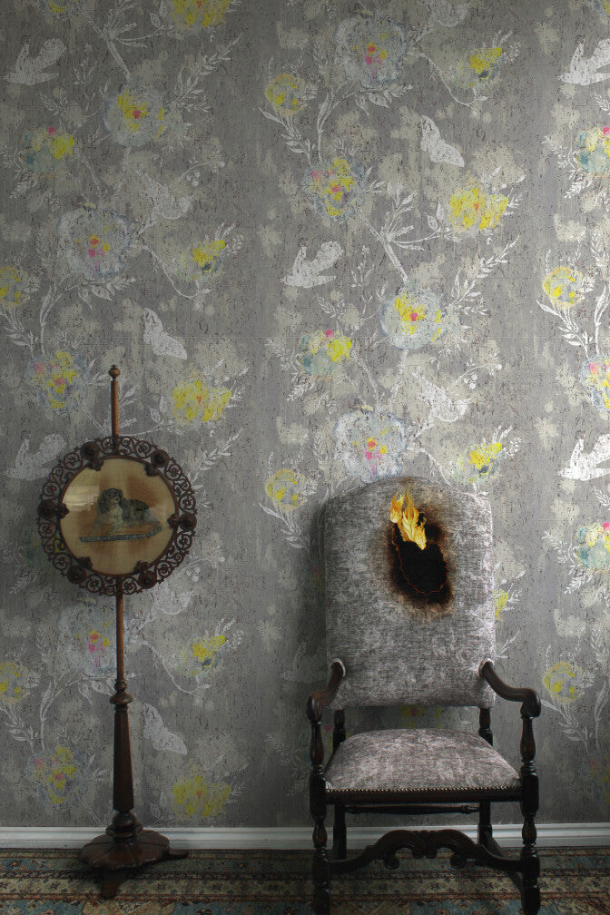 nightingale cork wallpaper by timorous beasties on adorn.house