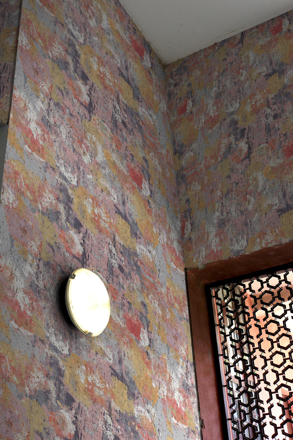 hodge splodge cork wallpaper