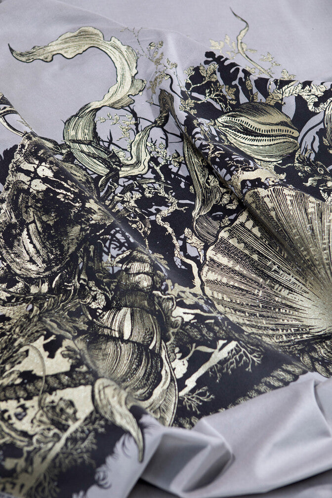 shell and crab velvet fabric by timorous beasties on adorn.house