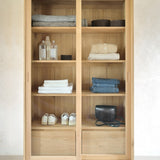 wave cupboard oak display case closet glass doors by ethnicraft on adorn.house