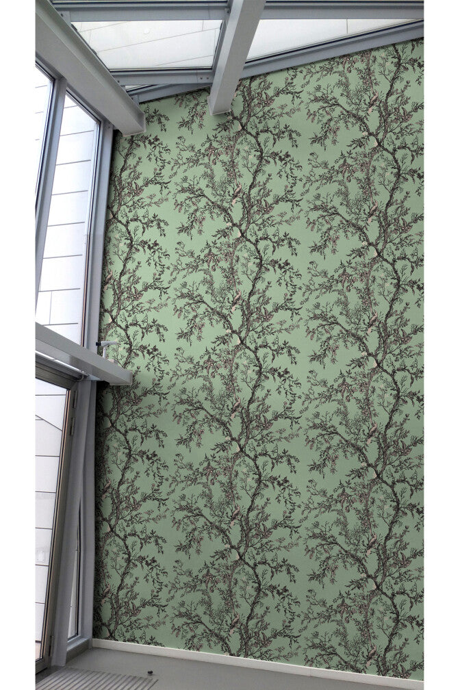 golden oriole superwide wallpaper by timorous beasties on adorn.house