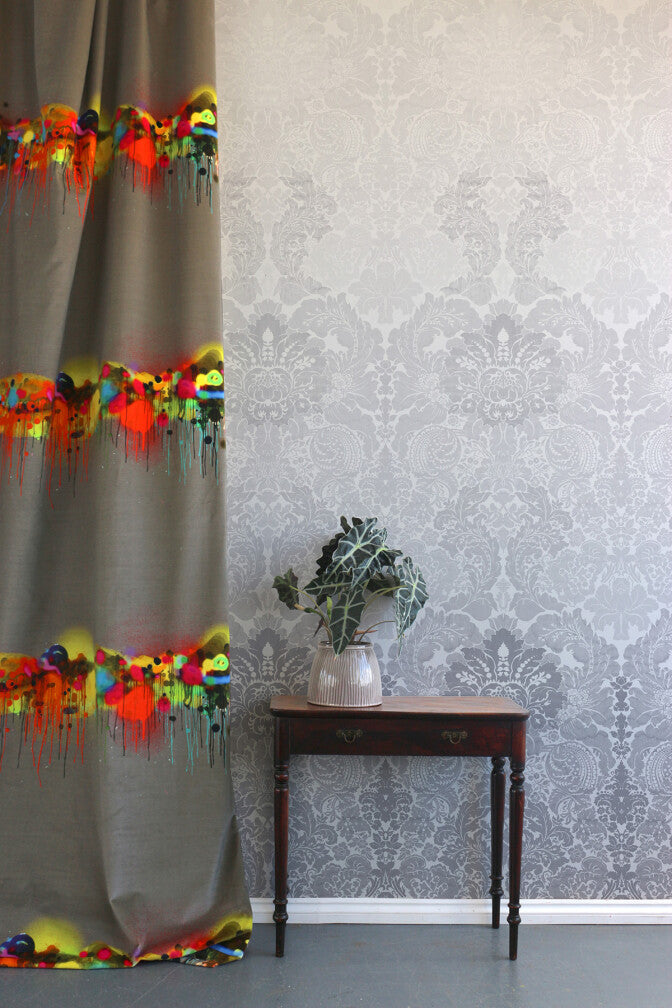 disappearing damask supersede wallpaper panel by timorous beasties on adorn.house