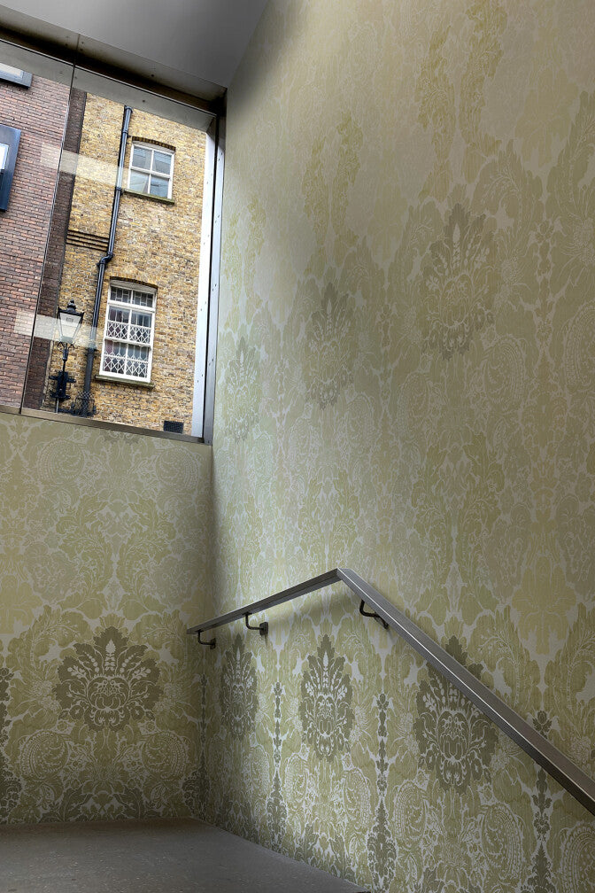 disappearing damask supersede wallpaper panel by timorous beasties on adorn.house