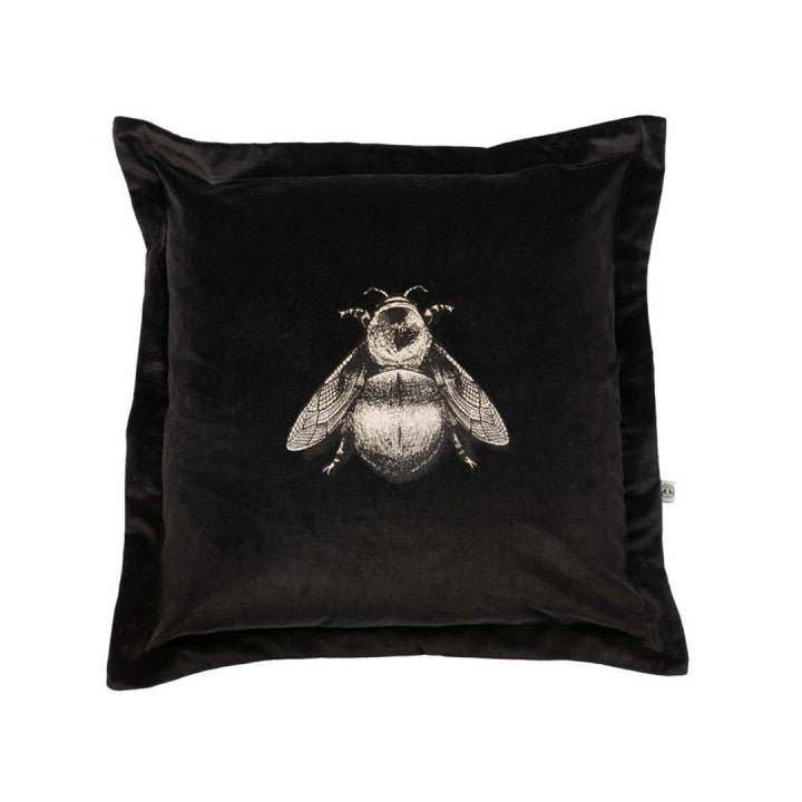 Bee velvet outlet cushion