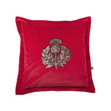 thistle velvet cushion by timorous beasties on adorn.house