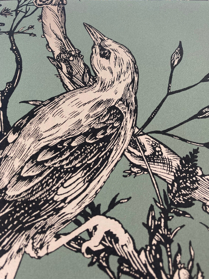 golden oriole superwide wallpaper by timorous beasties on adorn.house