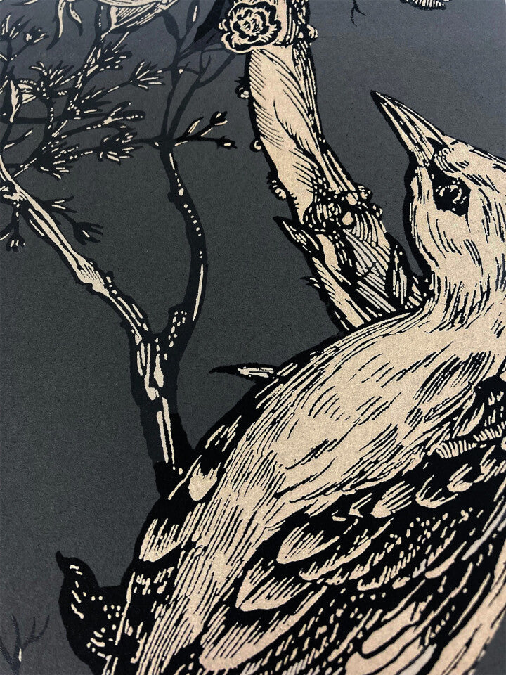 golden oriole superwide wallpaper by timorous beasties on adorn.house