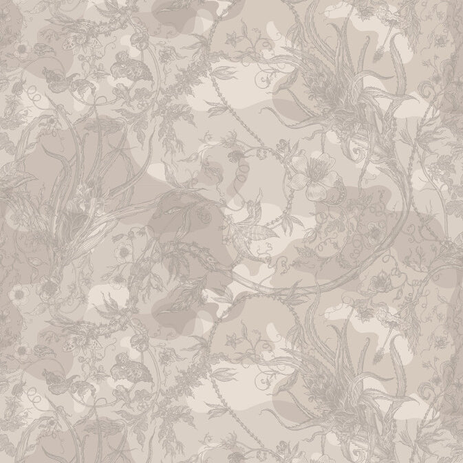 spike ginger camo faux suede wallpaper by timorous beasties on adorn.house