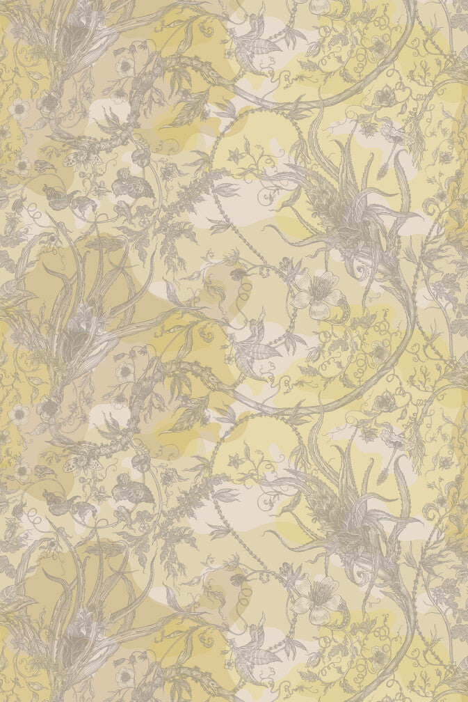 spike ginger camo faux suede wallpaper by timorous beasties on adorn.house