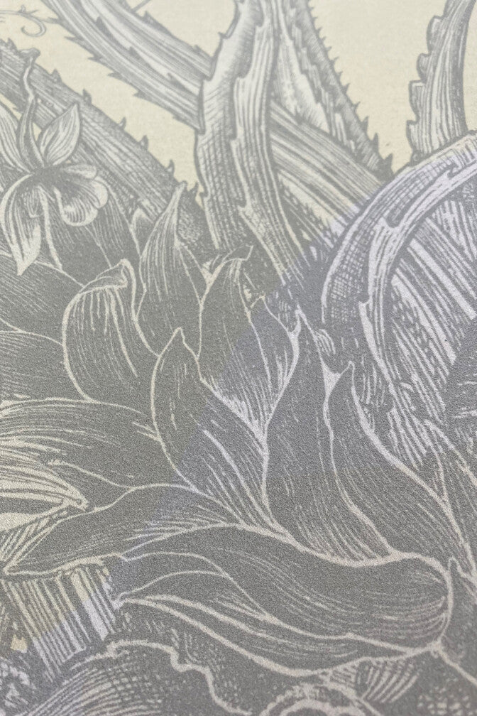 spike ginger camo faux suede wallpaper by timorous beasties on adorn.house