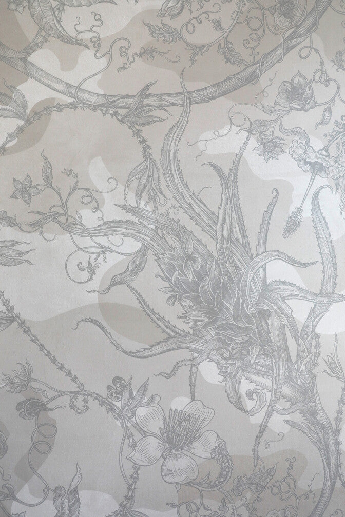 spike ginger camo faux suede wallpaper by timorous beasties on adorn.house