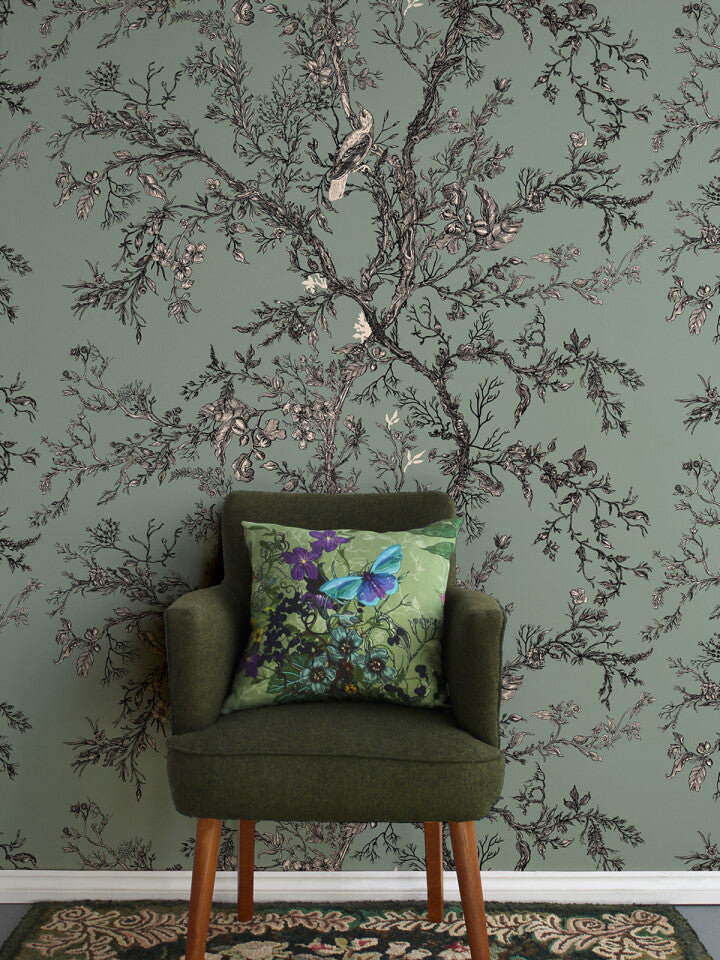 golden oriole superwide wallpaper by timorous beasties on adorn.house