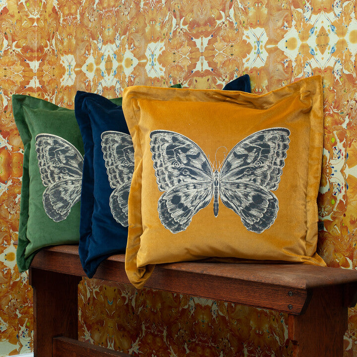 butterfly cushion by timorous beasties on adorn.house