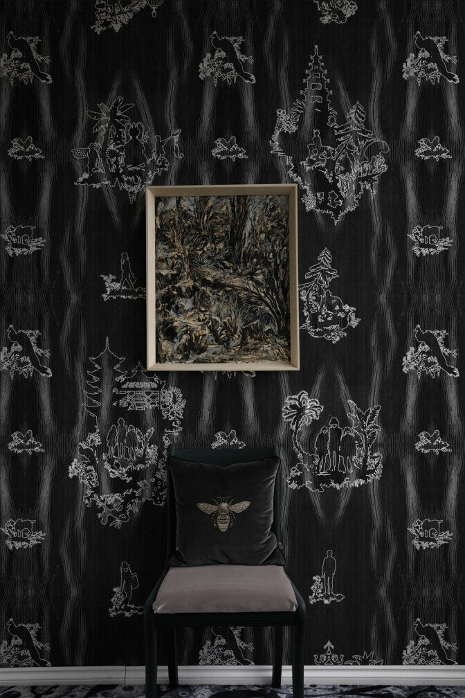 chinoiserie scenic wallpaper by timorous beasties on adorn.house