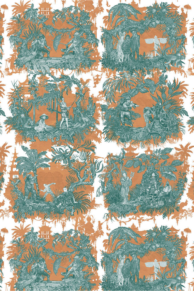 chinoiserie toile wallpaper by timorous beasties on adorn.house