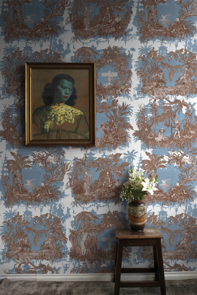 chinoiserie toile wallpaper by timorous beasties on adorn.house