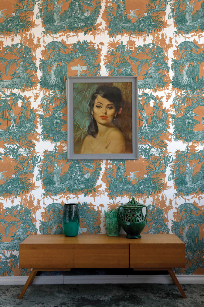 chinoiserie toile wallpaper by timorous beasties on adorn.house