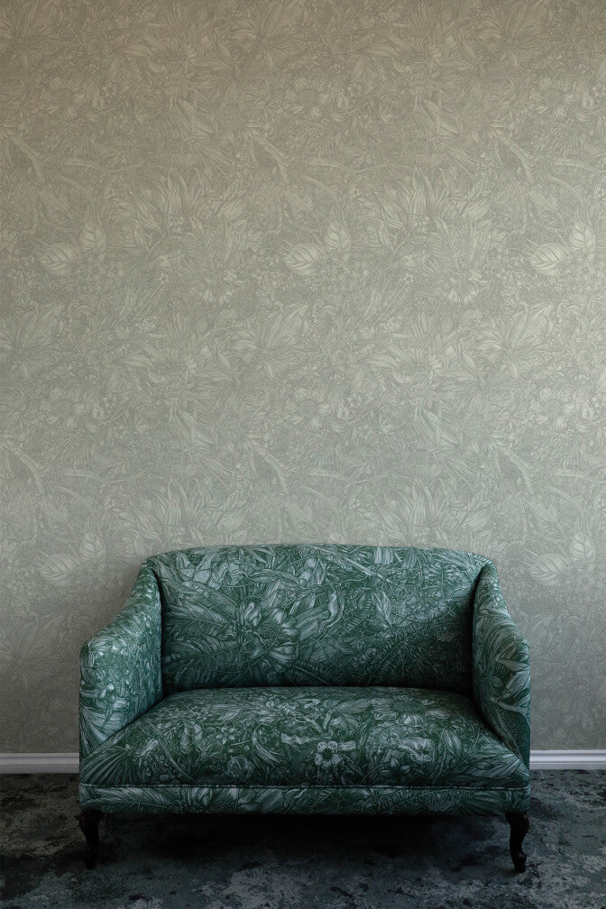 jungle tangle superwide wallpaper by timorous beasties on adorn.house 