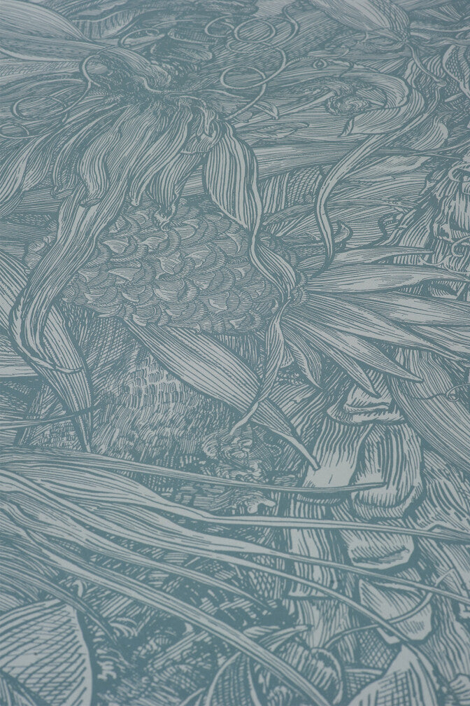 jungle tangle superwide wallpaper by timorous beasties on adorn.house 