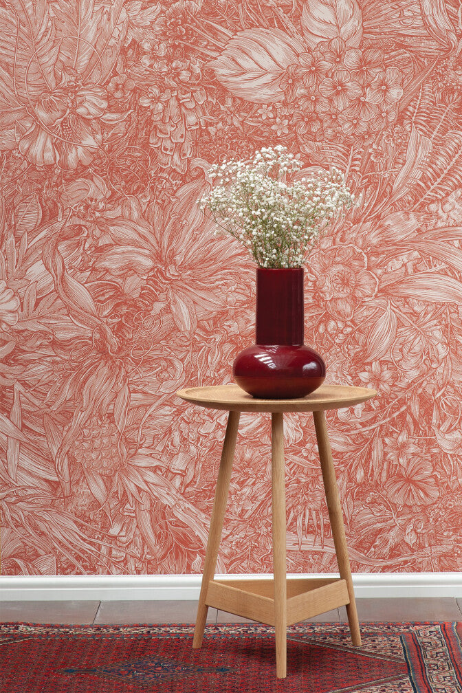 jungle tangle superwide wallpaper by timorous beasties on adorn.house 