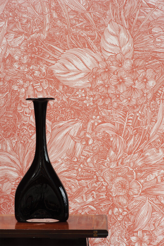 jungle tangle superwide wallpaper by timorous beasties on adorn.house 