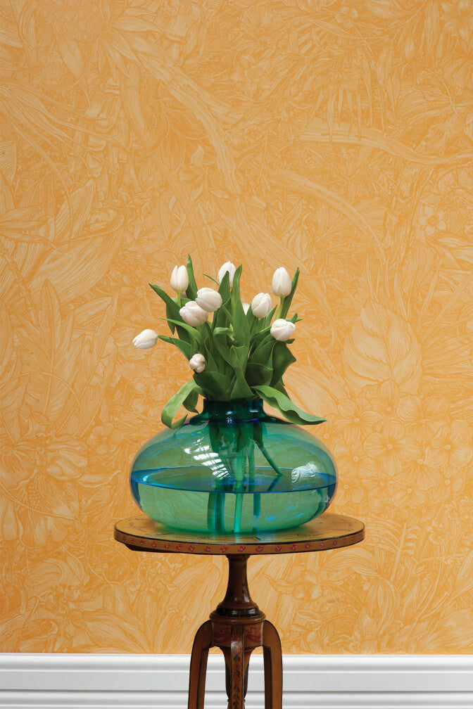 jungle tangle superwide wallpaper by timorous beasties on adorn.house 