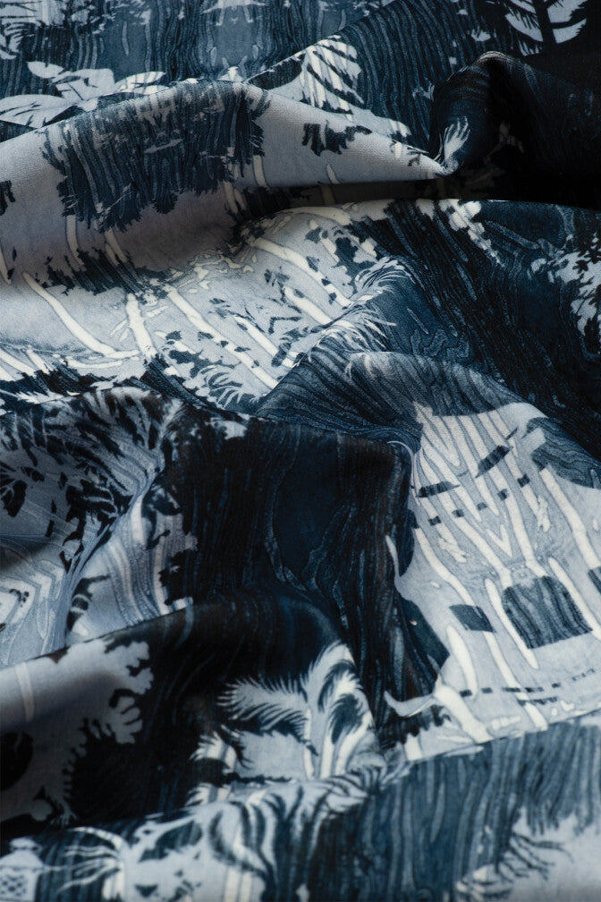 temples in the sky velvet fabric by timorous beasties on adorn.house