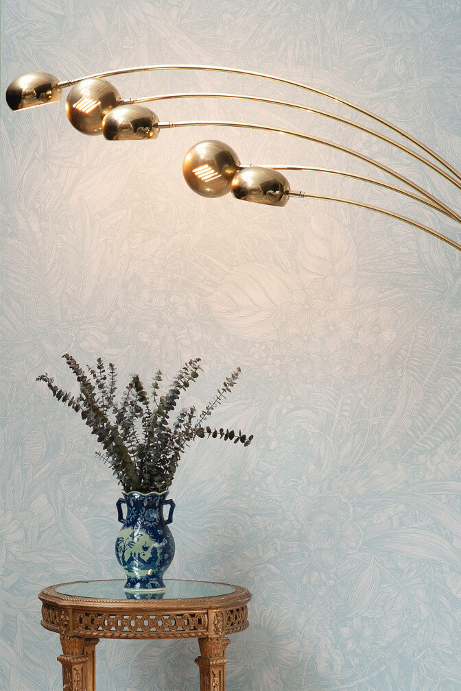 jungle tangle superwide wallpaper by timorous beasties on adorn.house 