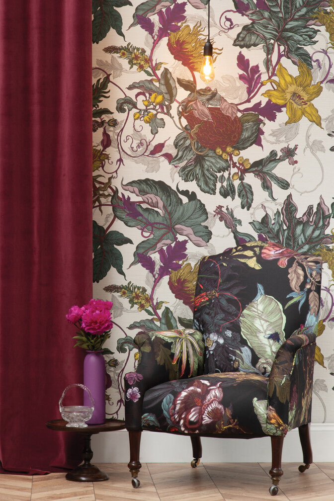 epic botanic superwide wallpaper by timorous beasties on adorn.house