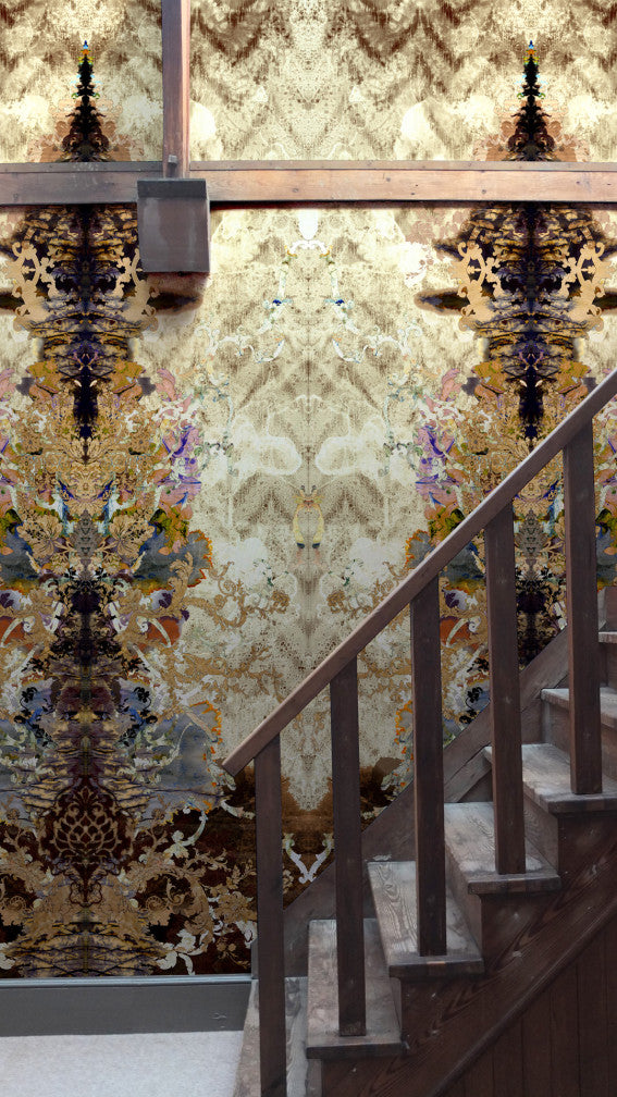 xpaper damask superwide wallpaper panel by timorous beasties on adorn.house