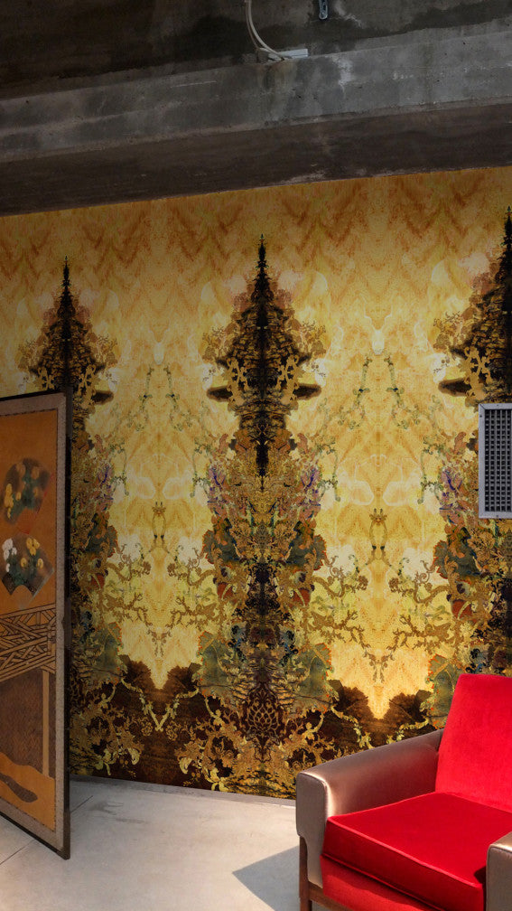 paper damask superwide wallpaper panel by timorous beasties on adorn.house