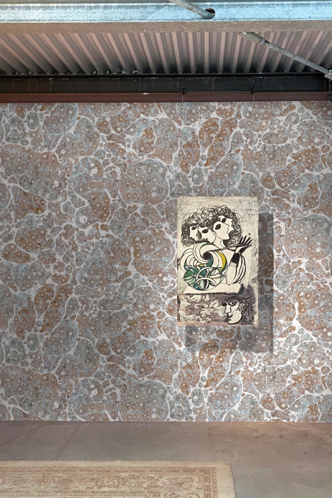 moonrock cork wallpaper by timorous beasties on adorn.house 