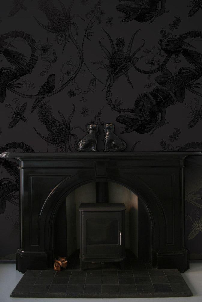 superwide iguana wallpaper by timorous beasties on adorn.house