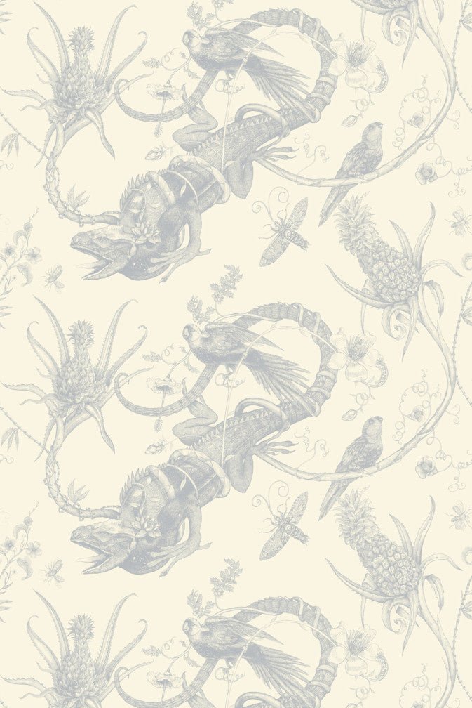 superwide iguana wallpaper by timorous beasties on adorn.house