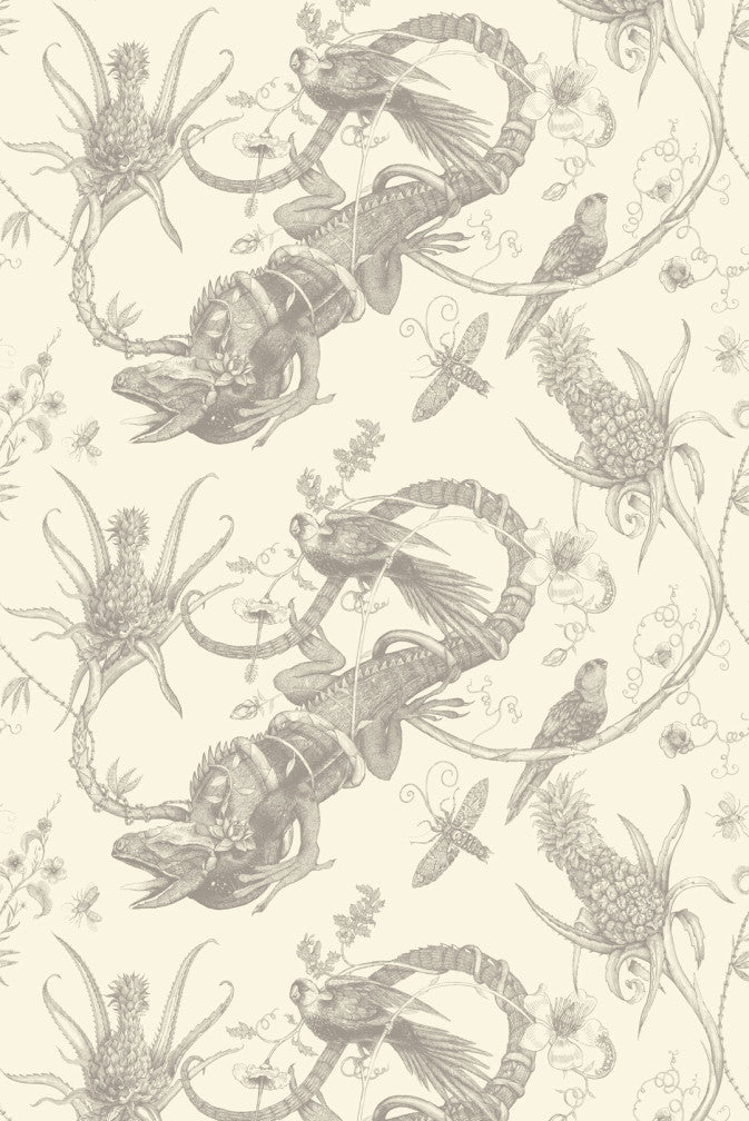 superwide iguana wallpaper by timorous beasties on adorn.house