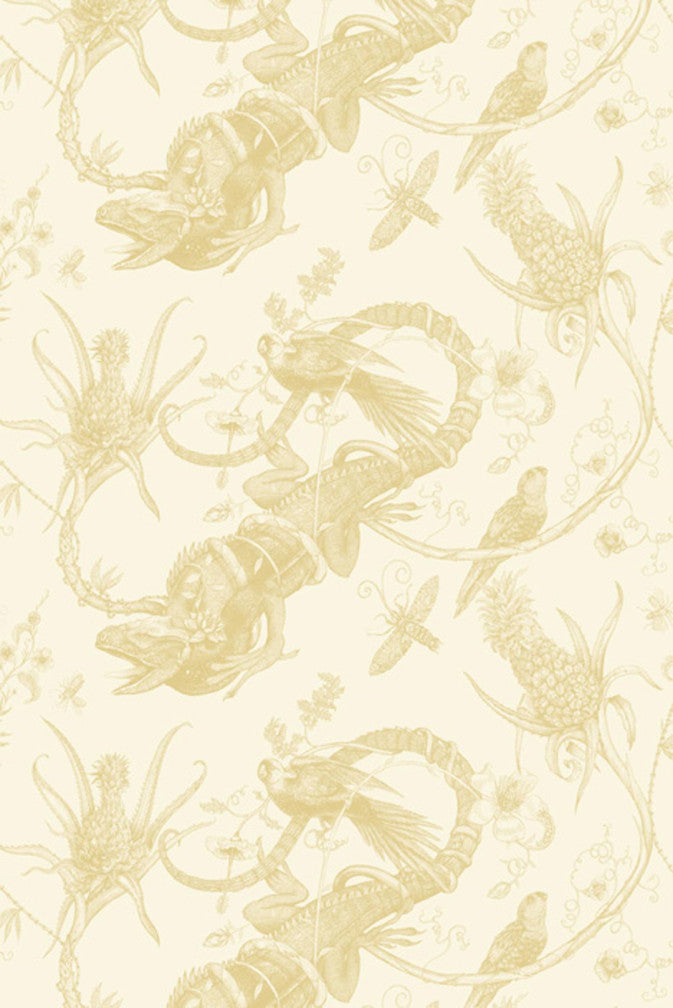 superwide iguana wallpaper by timorous beasties on adorn.house