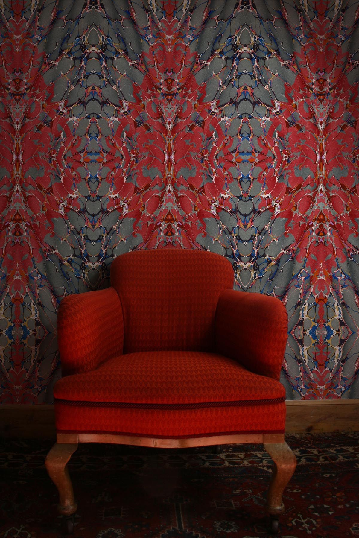 ex libris wallpaper by timorous beasties on adorn.house