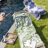 calanques marine beach towel