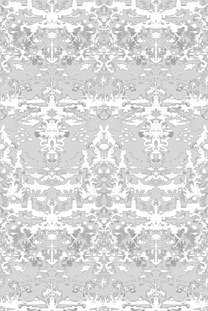 marine toile wallpaper by timorous beasties on adorn.house