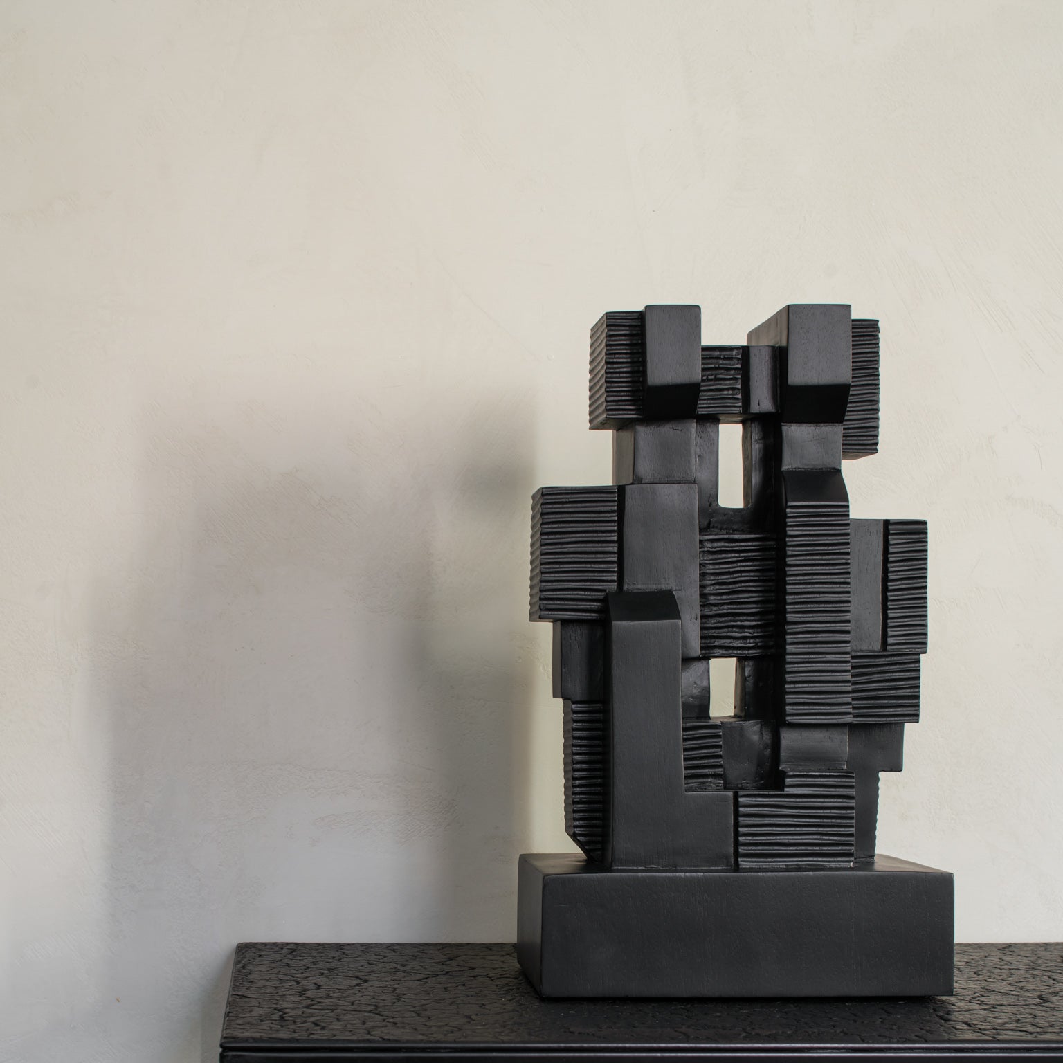 block sculpture by ethnicraft at adorn.house