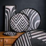 chevron wooden tray by ethnicraft at adorn.house